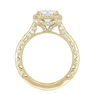Emerald Bloom Engagement Ring