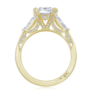 Emerald 3-Stone Engagement Ring