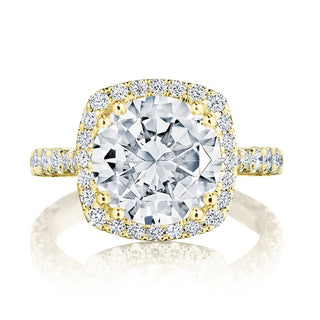 Cushion Bloom Engagement Ring