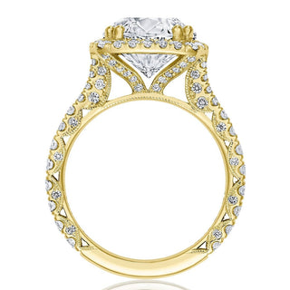 Cushion Bloom Engagement Ring
