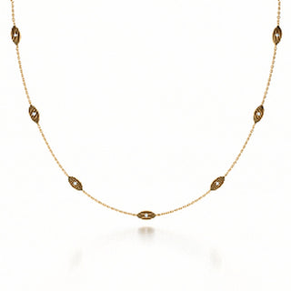 14=.17TW SI2-GH 14KY NECKLACE