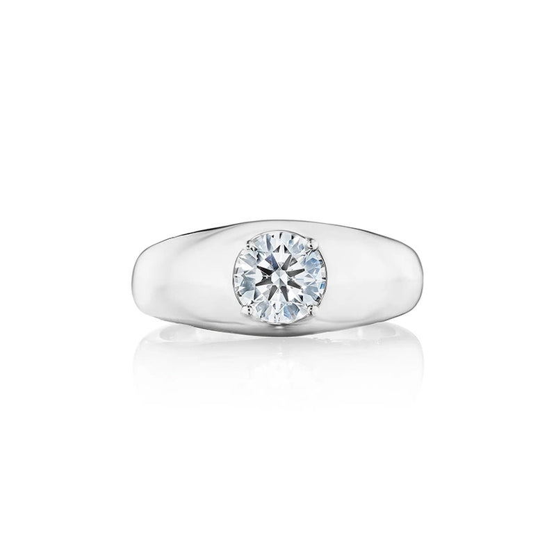 Domed Diamond Ring - 1.02ct