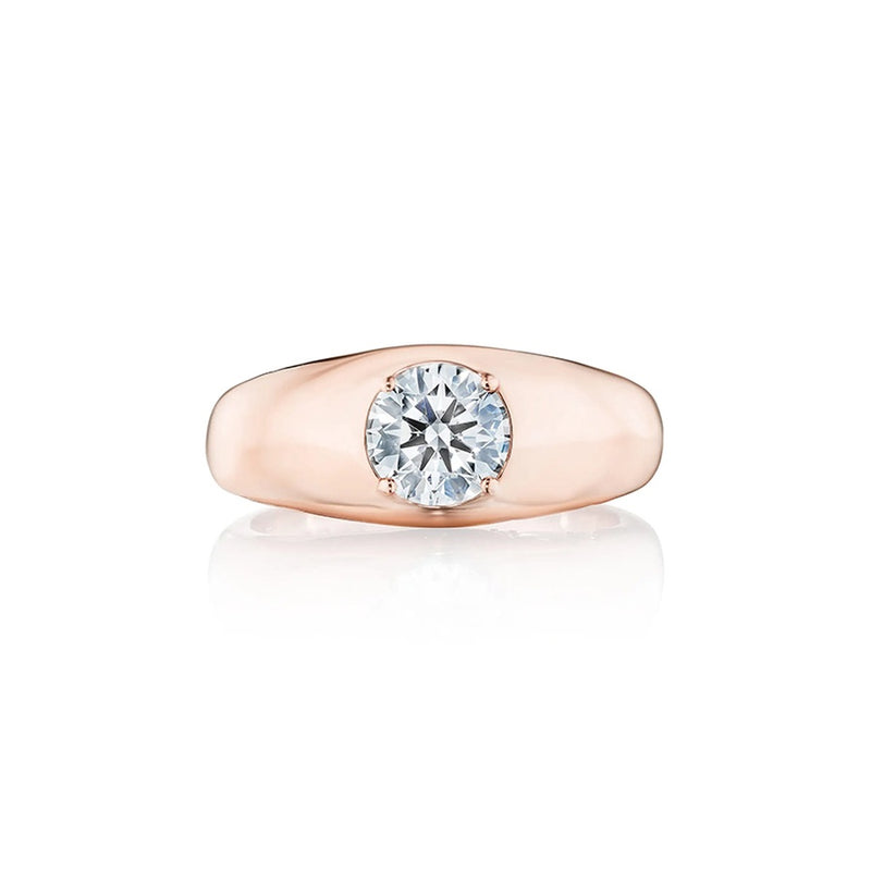 Domed Diamond Ring - 1.02ct