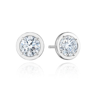 Round Diamond Stud Earring - 3.08ct