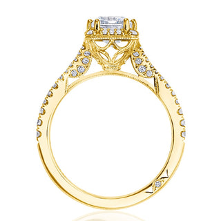 Emerald Bloom Engagement Ring
