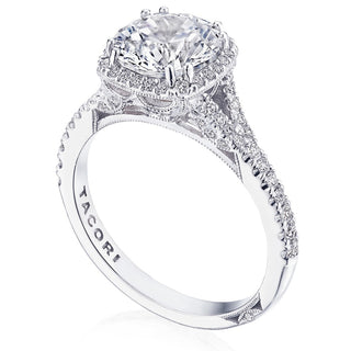 Round Bloom Engagement Ring