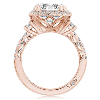 Oval 3-Stone Engagement Ring