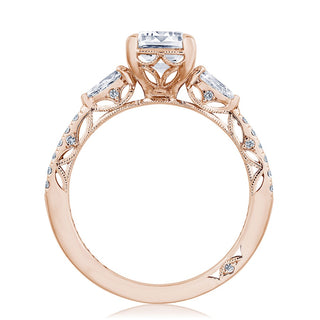 Emerald 3-Stone Engagement Ring