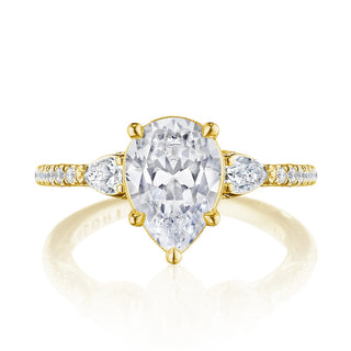 Pear 3-Stone Engagement Ring