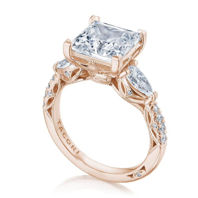 Princess 3-Stone Engagement Ring