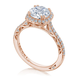 Cushion Bloom Engagement Ring