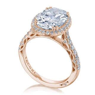 Oval Bloom Engagement Ring
