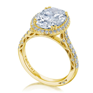 Oval Bloom Engagement Ring