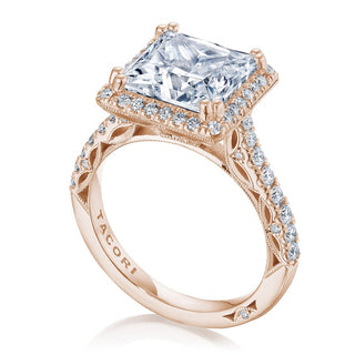 Princess Bloom Engagement Ring