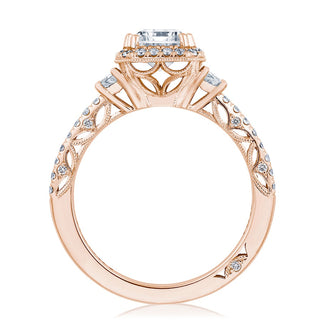 Emerald 3-Stone Engagement Ring