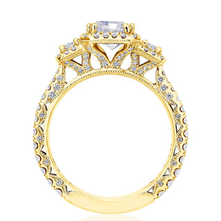 Emerald 3-Stone Engagement Ring