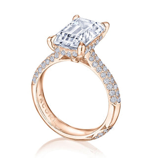 Emerald Solitaire Engagement Ring