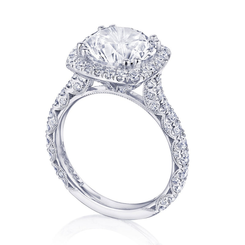 Cushion Bloom Engagement Ring