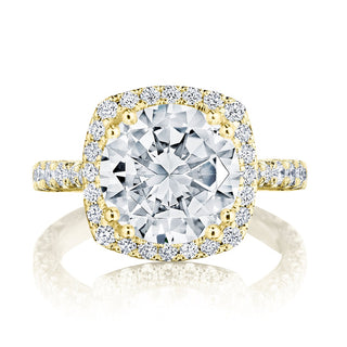 Cushion Bloom Engagement Ring