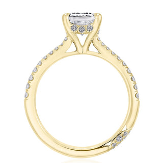 Emerald Solitaire Engagement Ring