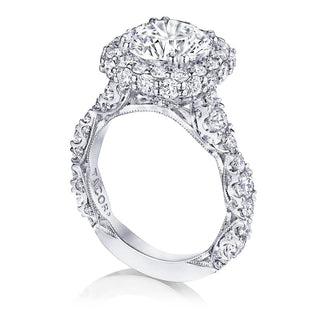 Round Bloom Engagement Ring