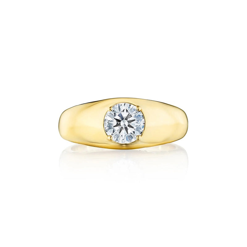 Domed Diamond Ring - 1.02ct