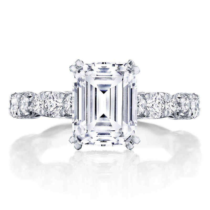 Emerald Solitaire Engagement Ring