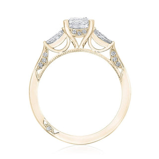 Emerald 3-Stone Engagement Ring