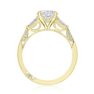 Round 3-Stone Engagement Ring