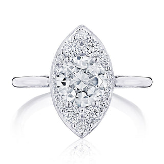 Round Bloom Engagement Ring