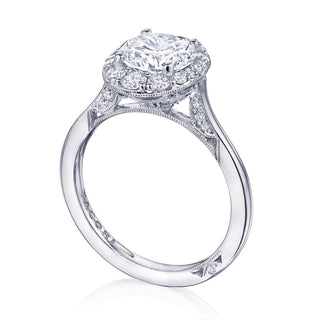 Round Bloom Engagement Ring