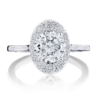 Round Bloom Engagement Ring
