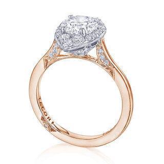 Round Bloom Engagement Ring