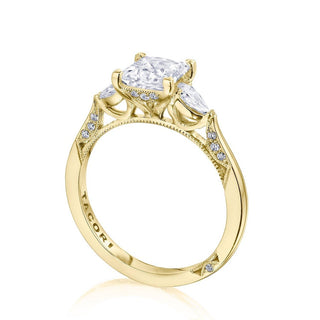 Princess 3-Stone Engagement Ring