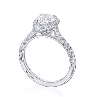 Round Bloom Engagement Ring