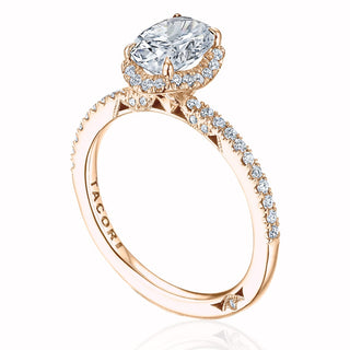 Oval Bloom Engagement Ring