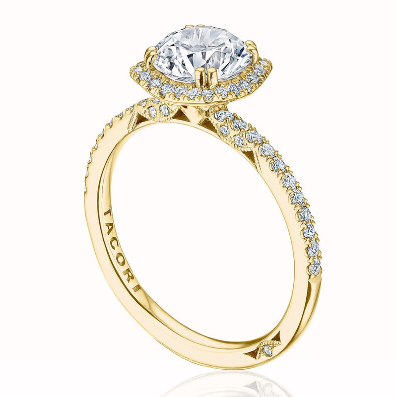 Cushion Bloom Engagement Ring