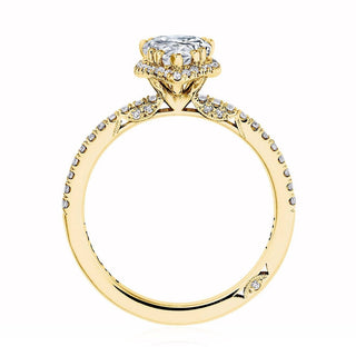 Pear Bloom Engagement Ring