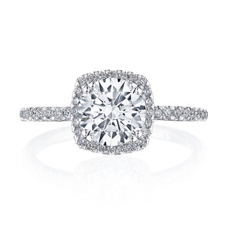 Cushion Bloom Engagement Ring