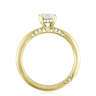 Emerald Solitaire Engagement Ring