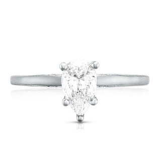 Pear Solitaire Engagement Ring