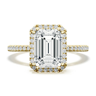 Emerald Bloom Engagement Ring