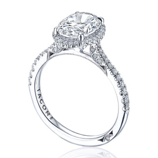 Oval Bloom Engagement Ring