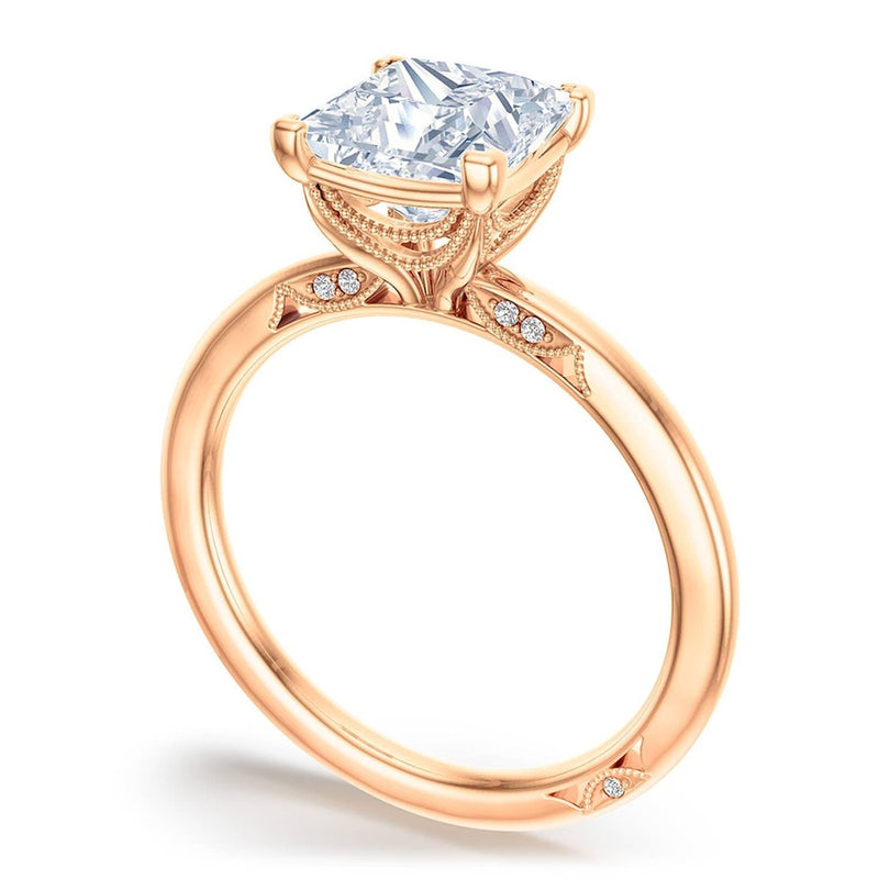 Princess Solitaire Engagement Ring