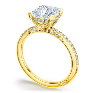 Princess Solitaire Engagement Ring