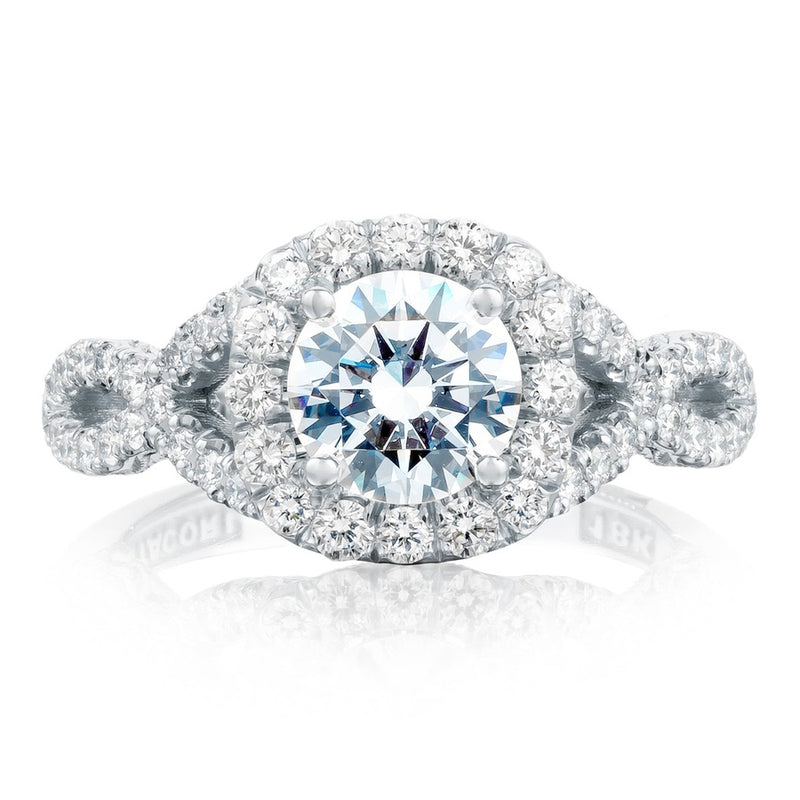 Round Bloom Engagement Ring