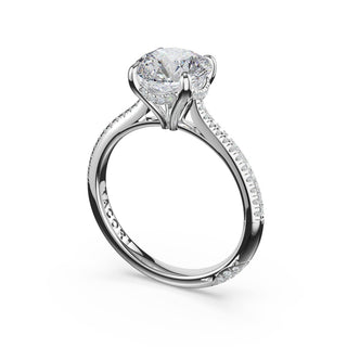 Round Solitaire Engagement Ring