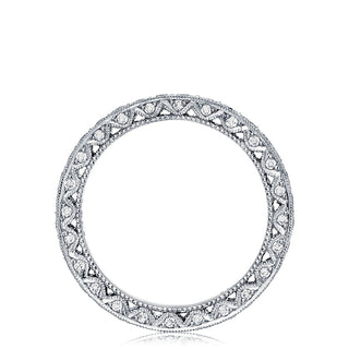Pavé Diamond Wedding Band in 14kt Rose Gold