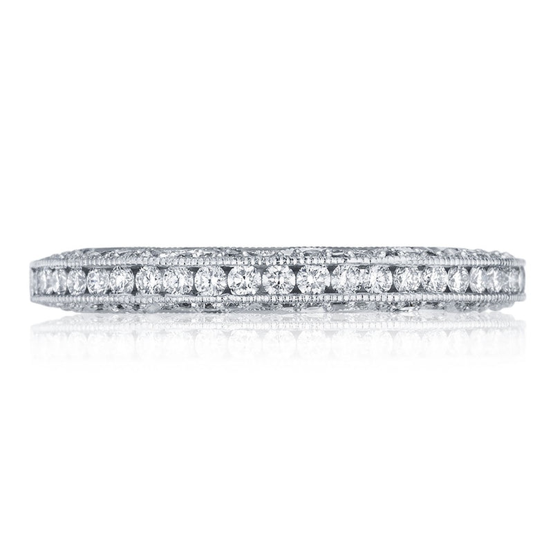 Channel Set Wedding Band