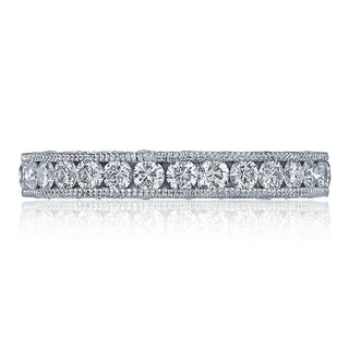 Channel Set Wedding Band